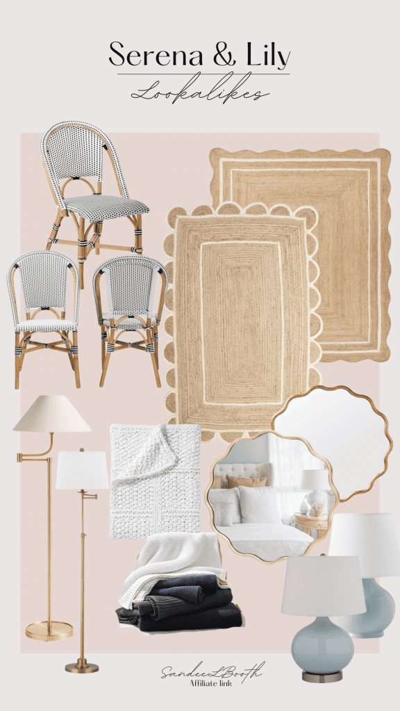 Furniture like serena and lily but cheaper cheap